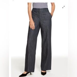 Talbots Dark Blue Greenwich Pants